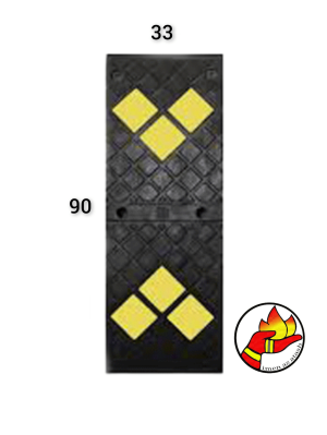 سرعتگیر لاستیکی90*33
