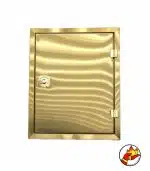 جعبه آتش نشاني استیل طلایی