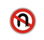 تابلو دور زدن ممنوع