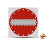 تابلو ورود ممنوع چراغ دار